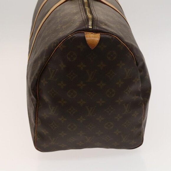 LOUIS VUITTON Monogram Keepall 55 Boston Bag M41424 LV Auth 124848 - Picture 4 of 16